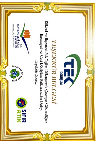 Sıfır Atık Belgesi